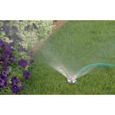 Orbit Twin Circle Spray Yard Sprinkler for Garden Hoses, Water Lawn - 58024   